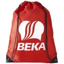 Oriole premium drawstring backpack, 210D Polyester, Red