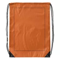 Oriole premium drawstring backpack, 210D Polyester, Orange
