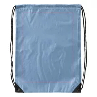Oriole premium drawstring backpack, 210D Polyester, Sky blue