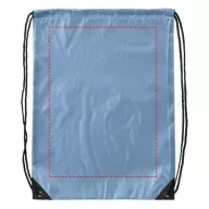 Oriole premium drawstring backpack, 210D Polyester, Sky blue