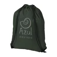 Oriole premium drawstring backpack, 210D Polyester, Green