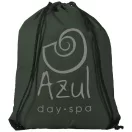 Oriole premium drawstring backpack, 210D Polyester, Green