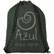 Oriole premium drawstring backpack, 210D Polyester, Green