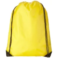 Oriole premium drawstring backpack, 210D Polyester, Yellow