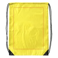 Oriole premium drawstring backpack, 210D Polyester, Yellow