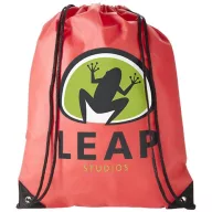   Evergreen non-woven drawstring backpack, Non woven 80 g/m² Polypropylene, Red