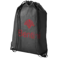   Evergreen non-woven drawstring backpack, Non woven 80 g/m² Polypropylene, solid black