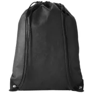   Evergreen non-woven drawstring backpack, Non woven 80 g/m² Polypropylene, solid black