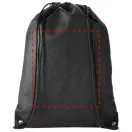 Evergreen non-woven drawstring backpack, Non woven 80 g/m² Polypropylene, solid black