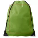 Oriole premium drawstring backpack, 210D Polyester, Lime