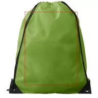 Oriole premium drawstring backpack, 210D Polyester, Lime