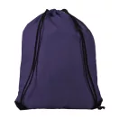 Oriole premium drawstring backpack, 210D Polyester, Purple