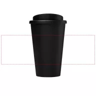   Americano® 350 ml insulated tumbler, PP Plastic, solid black