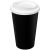 Americano® 350 ml insulated tumbler, PP Plastic, solid black,White