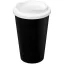 Americano® 350 ml insulated tumbler, PP Plastic, solid black,White