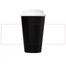 Americano® 350 ml insulated tumbler, PP Plastic, solid black,White
