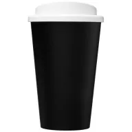   Americano® 350 ml insulated tumbler, PP Plastic, solid black,White