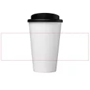 Americano® 350 ml insulated tumbler, PP Plastic, White, solid black