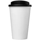 Americano® 350 ml insulated tumbler, PP Plastic, White, solid black