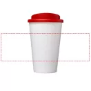 Americano® 350 ml insulated tumbler, PP Plastic, White, Red  