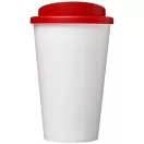Americano® 350 ml insulated tumbler, PP Plastic, White, Red  