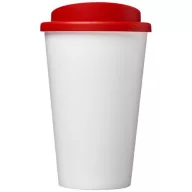   Americano® 350 ml insulated tumbler, PP Plastic, White, Red  