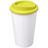   Americano® 350 ml insulated tumbler, PP Plastic, White,Lime green