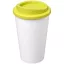 Americano® 350 ml insulated tumbler, PP Plastic, White,Lime green