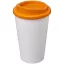 Americano® 350 ml insulated tumbler, PP Plastic, White,Orange  
