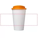 Americano® 350 ml insulated tumbler, PP Plastic, White,Orange  