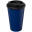 Americano® 350 ml insulated tumbler, PP Plastic, Blue, solid black