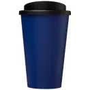 Americano® 350 ml insulated tumbler, PP Plastic, Blue, solid black