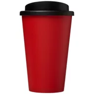   Americano® 350 ml insulated tumbler, PP Plastic, Red, solid black