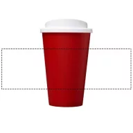 Americano® 350 ml insulated tumbler, PP Plastic, Red,White