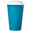 Americano® 350 ml insulated tumbler, PP Plastic, aqua blue,White