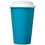   Americano® 350 ml insulated tumbler, PP Plastic, aqua blue,White