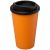 Americano® 350 ml insulated tumbler, PP Plastic, Orange, solid black