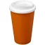 Americano® 350 ml insulated tumbler, PP Plastic, Orange,White