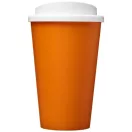 Americano® 350 ml insulated tumbler, PP Plastic, Orange,White