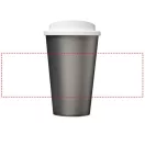 Americano® 350 ml insulated tumbler, PP Plastic, Silver,White