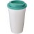 Americano® 350 ml insulated tumbler, PP Plastic, White,Aqua