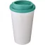 Americano® 350 ml insulated tumbler, PP Plastic, White,Aqua