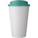 Americano® 350 ml insulated tumbler, PP Plastic, White,Aqua