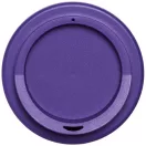 Americano® 350 ml insulated tumbler with grip, PP Plastic, Silicone, solid black,Purple  