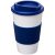 Americano® 350 ml insulated tumbler with grip, PP Plastic, Silicone, White, Blue