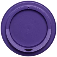   Americano® 350 ml insulated tumbler with grip, PP Plastic, Silicone, White,Purple  