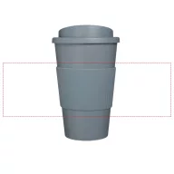   Americano® 350 ml insulated tumbler with grip, PP Plastic, Silicone, Grey