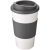 Americano® 350 ml insulated tumbler with grip, PP Plastic, Silicone, White,Grey