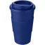 Americano® 350 ml insulated tumbler with grip, PP Plastic, Silicone, Blue