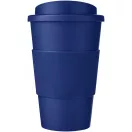 Americano® 350 ml insulated tumbler with grip, PP Plastic, Silicone, Blue